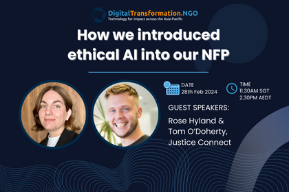 How we introduced ethical AI into our NFP