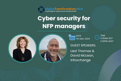 Cyber security for NFP managers