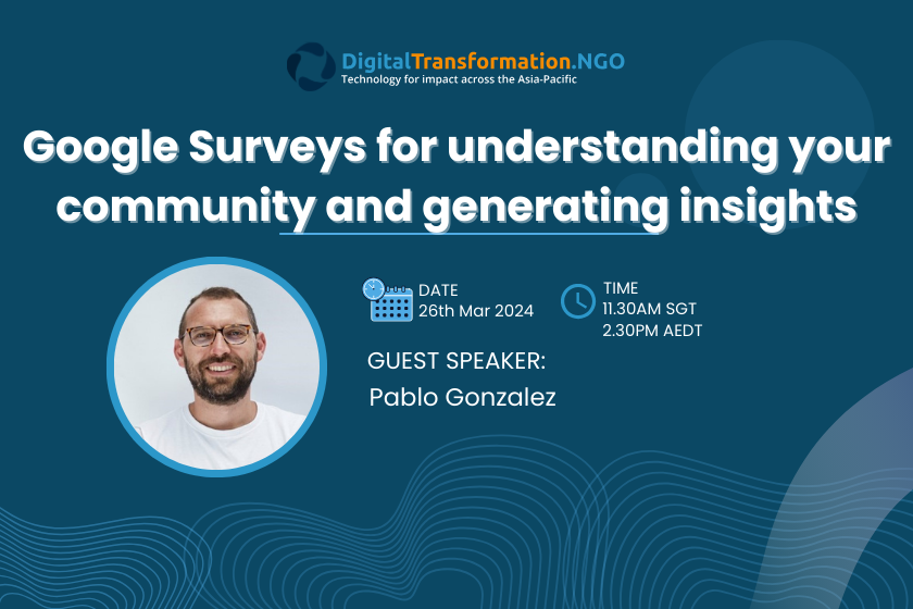 Google Surveys for understanding your community and generating insights 