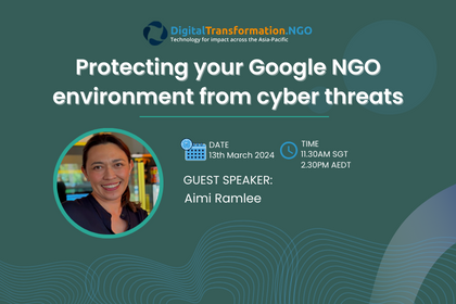 Protecting your Google NGO environment from cyber threats