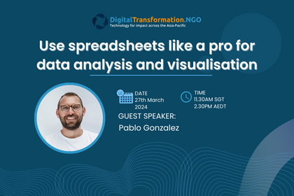 Use spreadsheets like a pro for data analysis and visualisation
