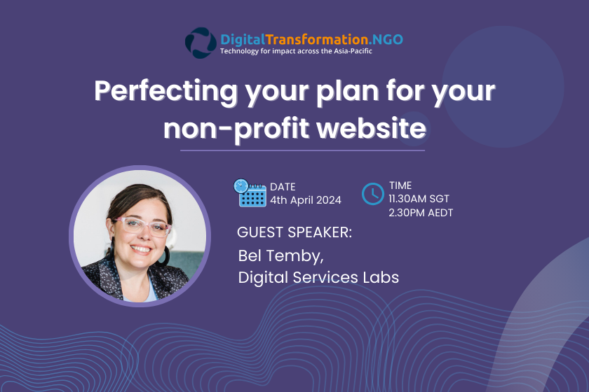 Perfecting your plan for your non-profit website