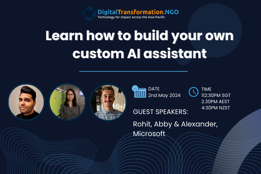 Learn how to build your own custom AI assistant